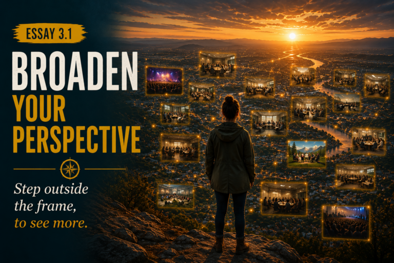 Essay 3.1 | Broaden Your Perspective