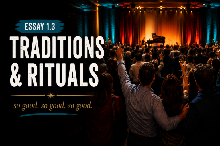 Essay 1.3 | Traditions & Rituals