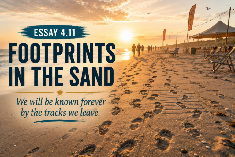 Essay 4.11 | Footprints in the Sand