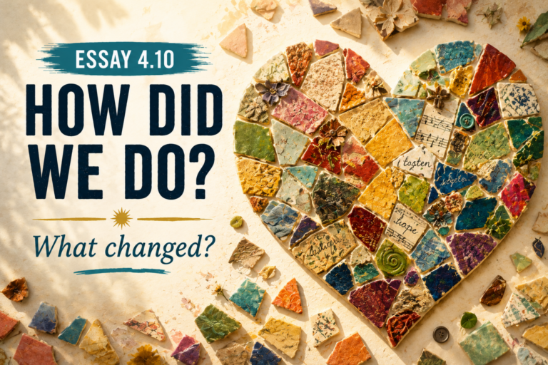 Essay 4.10 | How Did We Do?