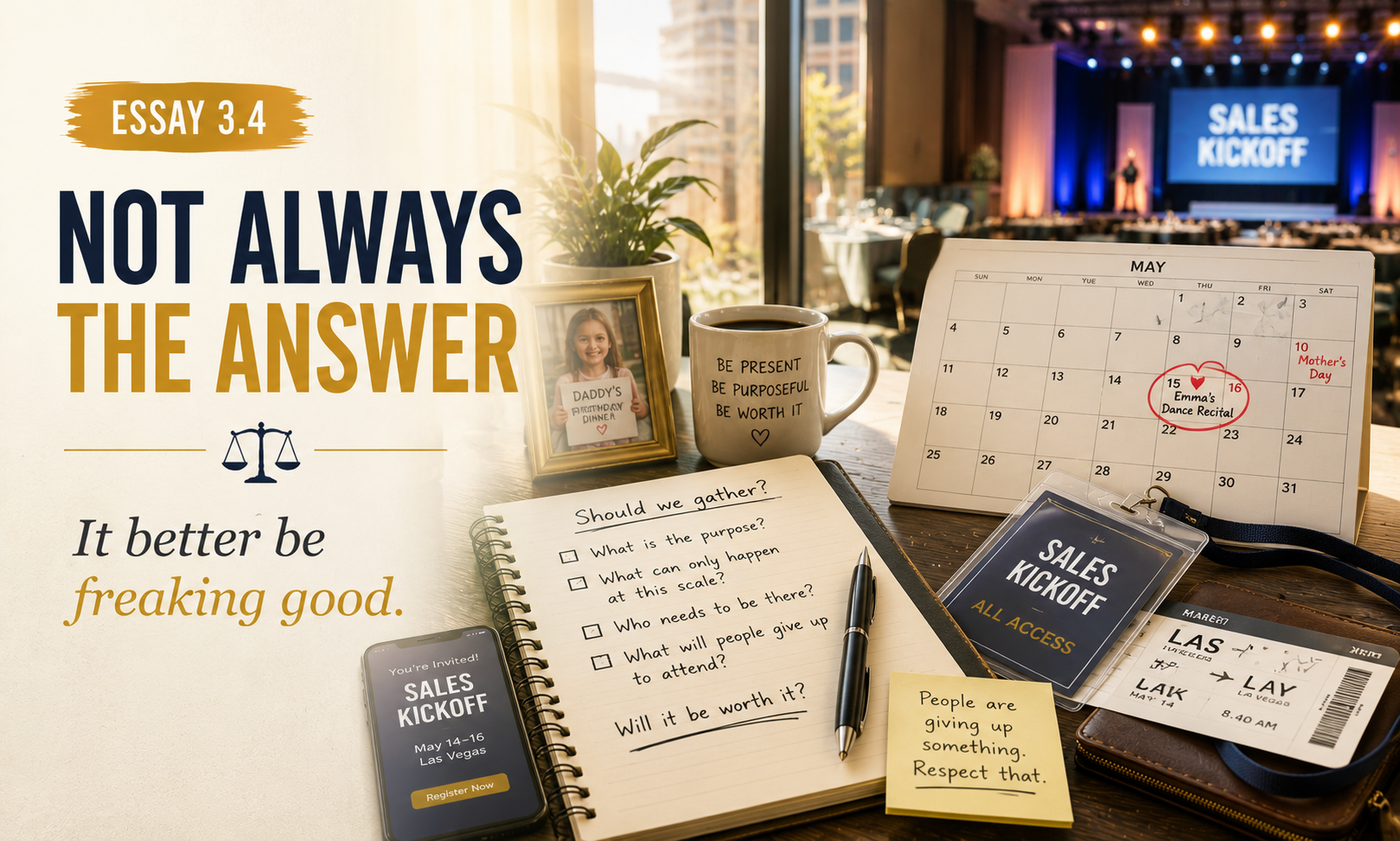 Essay 3.4 | Not Always the Answer