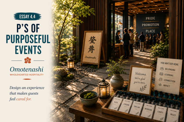 Essay 4.4 | P’s of Purposeful Events